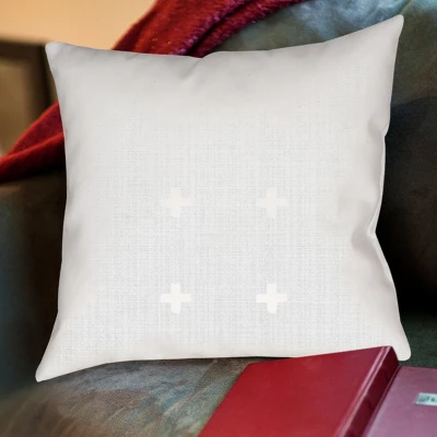 Americanflat Crosses On Grey And Cross On Grey By LILA + LOLA Set Of 2 Throw Pillows 6 Americanflat Crosses On Grey And Cross On Grey By LILA + LOLA Set Of 2 Throw Pillows - Image 4