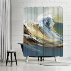 Americanflat 71X74 Abstract Shower Curtain By Pi Creative Art -Americanflat GUEST 40d44085 292b 4e1e a189 d69167736be8