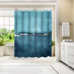 Americanflat 71X74 Coastal Shower Curtain By Pi Creative Art