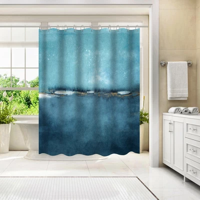 Americanflat 71X74 Coastal Shower Curtain By Pi Creative Art 3 Americanflat 71X74 Coastal Shower Curtain By Pi Creative Art