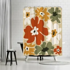 Americanflat 71x74 Floral & Botanical Shower Curtain By Miho Art Studio -Americanflat GUEST 42241ef2 c8c2 4f78 9023 60a3fc7d5ad4