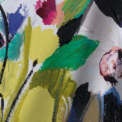 Americanflat Happy Flower Bar III By Joan E. Davis Wall Tapestry 3 Americanflat Happy Flower Bar III By Joan E. Davis Wall Tapestry