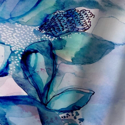 Aqua Floral By Hope Bainbridge 4 Aqua Floral By Hope Bainbridge - Image 2