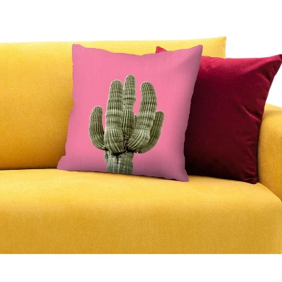 Americanflat Cactus On Pink And Cactus On Yellow By LILA + LOLA Set Of 2 Throw Pillows 7 Americanflat Cactus On Pink And Cactus On Yellow By LILA + LOLA Set Of 2 Throw Pillows - Image 5