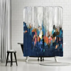 Americanflat 71" X 74" Shower Curtain Style 10 By PI Creative Art - Available In Variety Of Styles -Americanflat GUEST 45b40fae 2277 4bb6 b6fd a23af702ee8f