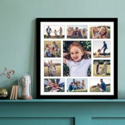 Americanflat 20x20 Collage Picture Frame - Multi Picture Frames Fit One 8x10, Four 5x5 And Six 4x6 Photos Or Use As One 20x20 Frame -- Black -Americanflat GUEST 45bc53b0 828f 4bb1 b85a e551c39cc2a9