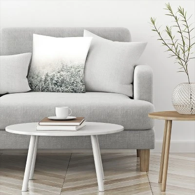 Snowy Pine Tree By Tanya Shumkina Throw Pillow - Americanflat 4 Snowy Pine Tree By Tanya Shumkina Throw Pillow - Americanflat - Image 2