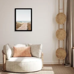 Americanflat 16x22 Picture Frame With Polished Plexiglass - Black Picture Frame - Wide Photo Frames Made Of Engineered Wood - Epic Collection - Black