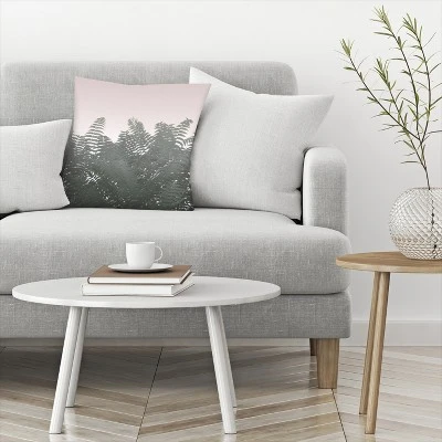 Blush Palm Leaves By Tanya Shumkina Throw Pillow - Americanflat 4 Blush Palm Leaves By Tanya Shumkina Throw Pillow - Americanflat - Image 2