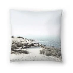Seaside With Rocks By Tanya Shumkina Throw Pillow - Americanflat -Americanflat GUEST 53291804 63a0 4f04 99d8 e2abc8b18366
