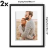 Americanflat Aluminum 8x10 Floating Picture Frame - Set Of 2 - Use As 5x7 Picture Frame Or Display 8x10 Photo - Photo Frames For Wall - Black 2 Americanflat Aluminum 8x10 Floating Picture Frame - Set Of 2 - Use As 5x7 Picture Frame Or Display 8x10 Photo - Photo Frames For Wall - Black -Americanflat GUEST 536efbca b5d1 4f2c a0a8 2ed86c89afce