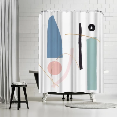Americanflat 71" X 74" Shower Curtain Style 12 By PI Creative Art - Available In Variety Of Styles 6 Americanflat 71" X 74" Shower Curtain Style 12 By PI Creative Art - Available In Variety Of Styles - Image 4