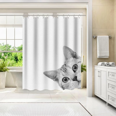 Americanflat 71" X 74" Shower Curtain By NUADA 3 Americanflat 71" X 74" Shower Curtain By NUADA