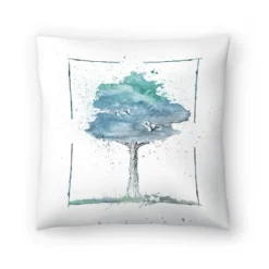 Blue Watercolor Tree By Tanya Shumkina Throw Pillow - Americanflat 13 Blue Watercolor Tree By Tanya Shumkina Throw Pillow - Americanflat -Americanflat GUEST 5816509c 7b6b 43a6 b225 85e7a48107a9