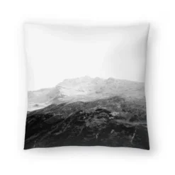 Black White Mountain Landscape By Tanya Shumkina Throw Pillow - Americanflat -Americanflat GUEST 5b02a71f 94fe 4c1b a286 5ee37a6e6fb9
