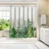 Americanflat 71" X 74" Shower Curtain, Winter Evergreen Forest By PI Creative Art -Americanflat GUEST 5b8be584 cdf2 4d1f b09f d85de3dd2a1a