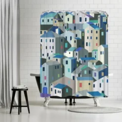 Americanflat 71X74 Abstract Shower Curtain By Pi Creative Art -Americanflat GUEST 5bf935bc 9117 4610 b6dc c4390b9b7d97