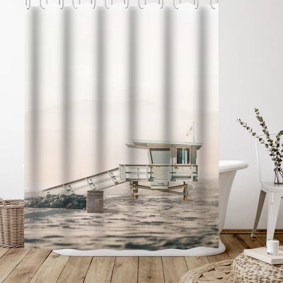 Americanflat 71" X 74" Shower Curtain By Artvir 4 Americanflat 71" X 74" Shower Curtain By Artvir - Image 2