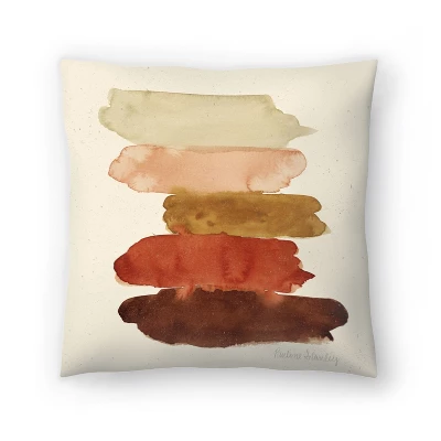 Americanflat Watercolor Swatcheds Rust Brown Throw Pillow By Pauline Stanley 6 Americanflat Watercolor Swatcheds Rust Brown Throw Pillow By Pauline Stanley - Image 4