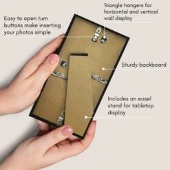 Americanflat 4x8 Picture Frame - Streamline Collection - Thin Border Photo Frame For Tabletop And Wall Display - Black 10 Americanflat 4x8 Picture Frame - Streamline Collection - Thin Border Photo Frame For Tabletop And Wall Display - Black -Americanflat GUEST 5f69680b fa6d 4f4f 9740 6a1dc79e20cf