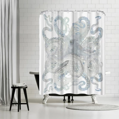 Americanflat 71X74 Coastal Shower Curtain By Pi Creative Art 10 Americanflat 71X74 Coastal Shower Curtain By Pi Creative Art - Image 8