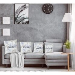 Americanflat Blissful Blue By Pi Creative Art Throw Pillow -Americanflat GUEST 630b6140 0e19 4bde 8f09 cc287ce8c820