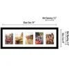 Americanflat 8x24 Collage Picture Frame With Shatter-Resistant Glass - Fits Five 4x6 Photos Or One 8x24 Picture - Signature Collection - Black -Americanflat GUEST 667c411b 9f7a 48ec 94fc b59f37093cc8