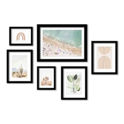 (Set Of 6) Framed Prints Gallery Wall Art Set Pastel Beach By Sisi And Seb - Americanflat 13 (Set Of 6) Framed Prints Gallery Wall Art Set Pastel Beach By Sisi And Seb - Americanflat -Americanflat GUEST 68c3ae76 ae46 4a57 b4b9 60f25d5930c8