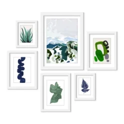 (Set Of 6) Framed Prints Gallery Wall Art Set Green Mountains By Louise Robinson - Americanflat 15 (Set Of 6) Framed Prints Gallery Wall Art Set Green Mountains By Louise Robinson - Americanflat -Americanflat GUEST 6b07c020 ba91 4bc1 8704 cb236a687d98