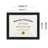Americanflat Diploma Frame With Tempered Shatter-resistant Glass - Available In A Variety Of Sizes 2 Americanflat Diploma Frame With Tempered Shatter-resistant Glass - Available In A Variety Of Sizes -Americanflat GUEST 6b287271 b0f7 48cb 9d93 716a8b825e5a