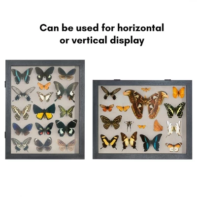 Americanflat Front Opening 11x14 Shadow Box Frame With Shatter-Resistant Glass, Silhouette Collection, Shadow Box Display Case For Tabletop, Black 8 Americanflat Front Opening 11x14 Shadow Box Frame With Shatter-Resistant Glass, Silhouette Collection, Shadow Box Display Case For Tabletop, Black - Image 6