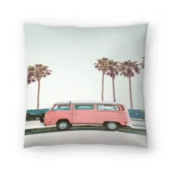 Retro Combi Van By Tanya Shumkina Throw Pillow - Americanflat -Americanflat GUEST 6c590369 a3ce 4c13 8133 d76558623d6c