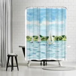 Americanflat 71" X 74" Shower Curtain By Michelle Mospens -Americanflat GUEST 6e5a126c 4e47 4506 b9c4 358d3d166955