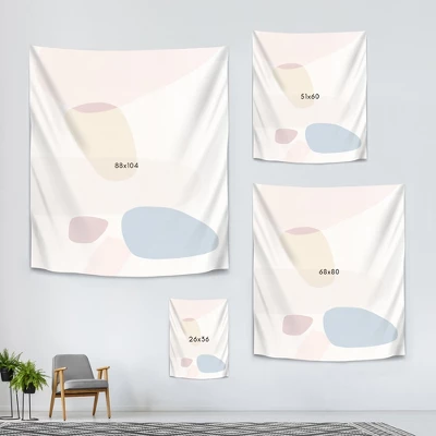 Americanflat Pink Pebbles I By PI Creative Art Wall Tapestry 5 Americanflat Pink Pebbles I By PI Creative Art Wall Tapestry - Image 3