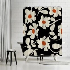Americanflat 71x74 Floral & Botanical Shower Curtain By Miho Art Studio -Americanflat GUEST 708d3a4c edd9 4768 94e8 f831a3224dc5