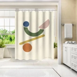 Americanflat 71" X 74" Shower Curtain By Pauline Stanley