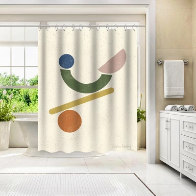 Americanflat 71" X 74" Shower Curtain By Pauline Stanley 3 Americanflat 71" X 74" Shower Curtain By Pauline Stanley