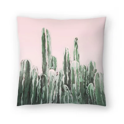 Cactus On Pink By Tanya Shumkina Throw Pillow - Americanflat 7 Cactus On Pink By Tanya Shumkina Throw Pillow - Americanflat - Image 5