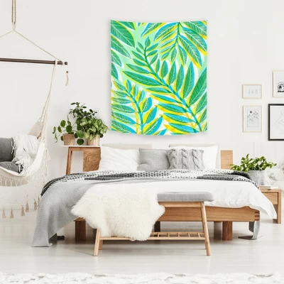 Jungle Vines By Modern Tropical Wall Tapestry -Americanflat - Americanflat 3 Jungle Vines By Modern Tropical Wall Tapestry -Americanflat - Americanflat