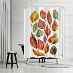 Americanflat 71" X 74" Shower Curtain Style 1 By Cat Coquillette - Available In Variety Of Styles -Americanflat GUEST 7453d485 dfd0 4bae b77c 9ffc12e5b680