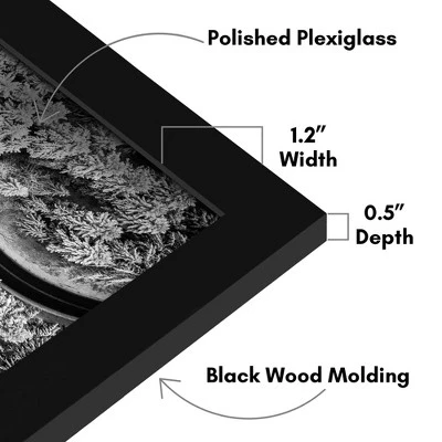 Americanflat 19x30 Picture Frame - Black Picture Frame - Wide Photo Frames Made Of Engineered Wood - Epic Collection - Black 4 Americanflat 19x30 Picture Frame - Black Picture Frame - Wide Photo Frames Made Of Engineered Wood - Epic Collection - Black - Image 2