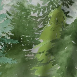 Americanflat 71" X 74" Shower Curtain, Winter Evergreen Forest By PI Creative Art -Americanflat GUEST 74aff30a a634 41c4 a25c e89c99be4d38