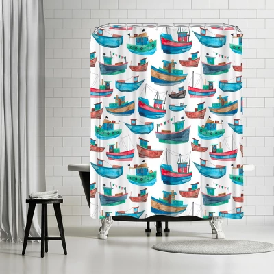 Americanflat 71" X 74" Shower Curtain Style 2 By Elena O'Neill 6 Americanflat 71" X 74" Shower Curtain Style 2 By Elena O'Neill - Image 4