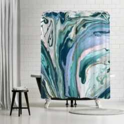Americanflat 71" X 74" Shower Curtain Style 8 By PI Creative Art - Available In Variety Of Styles -Americanflat GUEST 75785cc5 659d 4661 b96b ce0903d55dd0