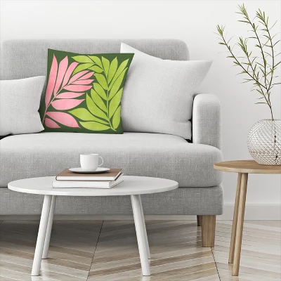 Spring Flora By Modern Tropical Throw Pillow - Americanflat 4 Spring Flora By Modern Tropical Throw Pillow - Americanflat - Image 2