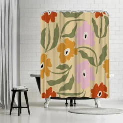 Americanflat 71x74 Floral & Botanical Shower Curtain By Miho Art Studio -Americanflat GUEST 77d0fc4b 7e47 49b6 88ba aa88f80fb3c4