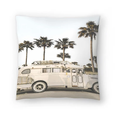 Retro Bus On The Beach By Tanya Shumkina Throw Pillow - Americanflat 7 Retro Bus On The Beach By Tanya Shumkina Throw Pillow - Americanflat - Image 5