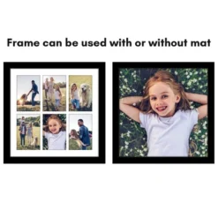 Americanflat 14x14 Collage Picture Frame With Polished Plexiglass - Fits Six 4x6 Photos Or One 14x14 Photo - Gallery Wall Frame Set - Black 10 Americanflat 14x14 Collage Picture Frame With Polished Plexiglass - Fits Six 4x6 Photos Or One 14x14 Photo - Gallery Wall Frame Set - Black -Americanflat GUEST 7cffb332 9da0 42a7 9496 c47bb5ffdf2a