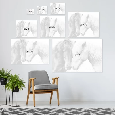 Americanflat Horse Love By Sisi And Seb Unframed Canvas Wall Art 6 Americanflat Horse Love By Sisi And Seb Unframed Canvas Wall Art - Image 4