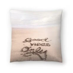 Good Vibes On The Beach By Tanya Shumkina Throw Pillow - Americanflat -Americanflat GUEST 7ed55b0a af47 421a bc35 57fb20343871